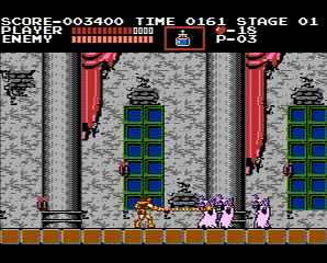 Castlevania NES character stance