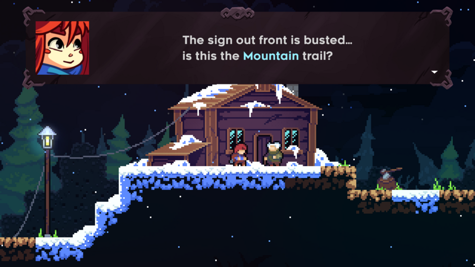 Celeste character motion readability